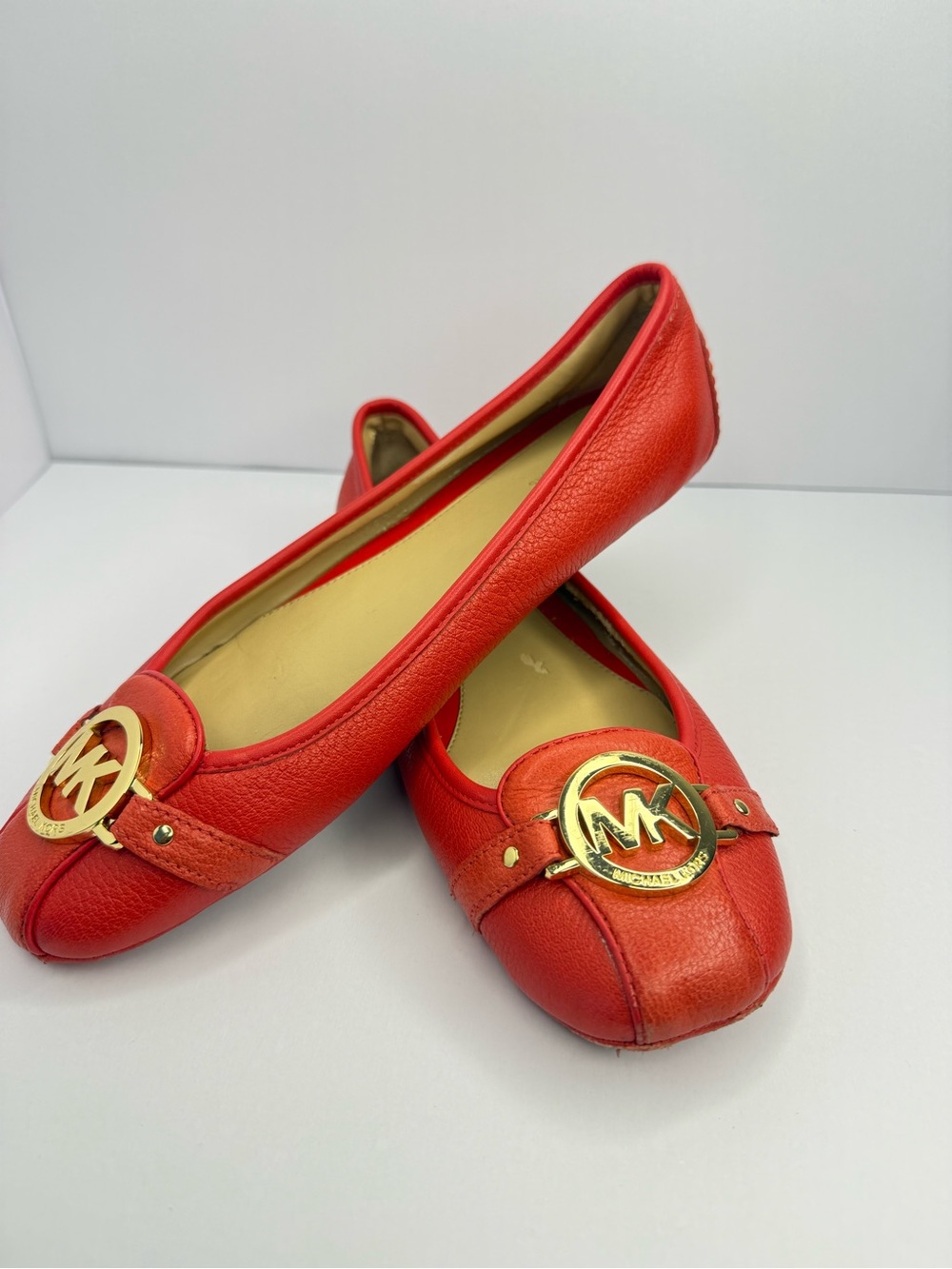 Michael Kors Fulton Leather Driving Moccasin Ballet Flats